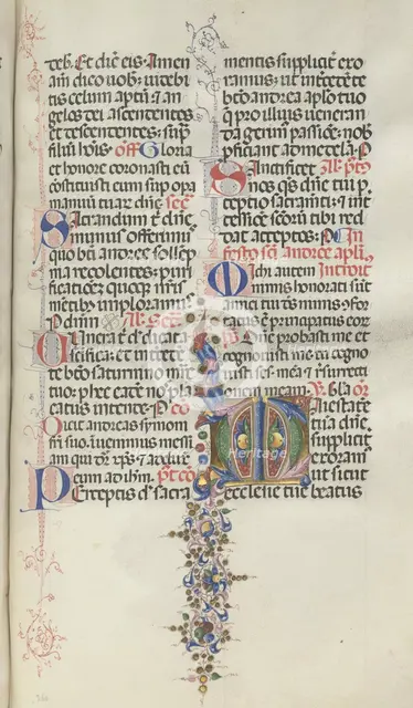 Missale: Fol. 260: Foliage with Fruit, 1469. Creator: Bartolommeo Caporali (Italian, c. 1420-1503).