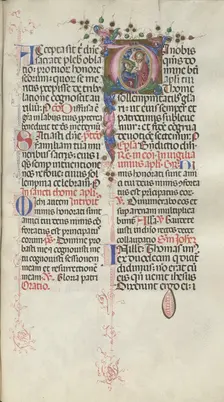 Missale: Fol. 262: Saint Thomas, 1469. Creator: Bartolommeo Caporali (Italian, c. 1420-1503)