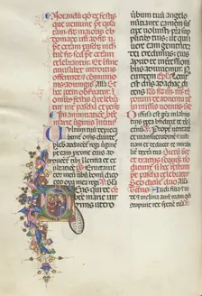 Missale: Fol. 275v: Annunciation, 1469. Creator: Bartolommeo Caporali (Italian, c. 1420-1503)