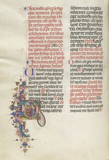 Missale: Fol. 275v: Annunciation, 1469. Creator: Bartolommeo Caporali (Italian, c. 1420-1503)
