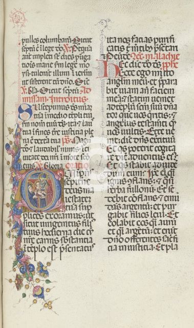 Missale: Fol. 270: Presentation of Christ to Simeon, 1469. Creator: Bartolommeo Caporali (Italian, c. 1420-1503).
