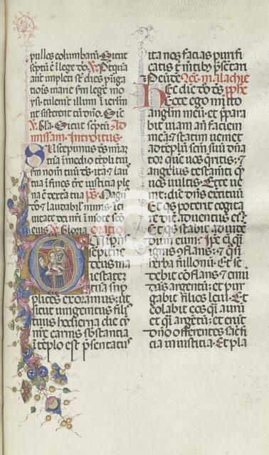 Missale: Fol. 270: Presentation of Christ to Simeon, 1469. Creator: Bartolommeo Caporali (Italian, c. 1420-1503).