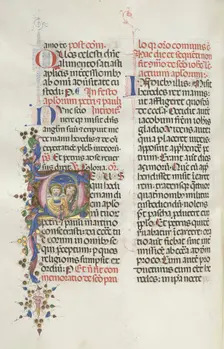 Missale: Fol. 290v: Saints Peter and Paul, 1469. Creator: Bartolommeo Caporali (Italian, c. 1420-1503)