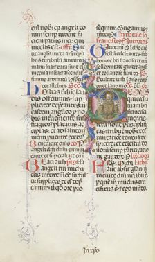 Missale: Fol. 318v: Saint Francis, 1469. Creator: Bartolommeo Caporali (Italian, c. 1420-1503)