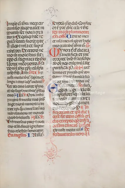 Missale: Fol. 319: St. Francis & Full Mass of St. Francis, 1469. Creator: Bartolommeo Caporali (Italian, c. 1420-1503).