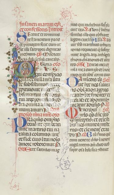 Missale: Fol. 324v: Saint Martin, 1469. Creator: Bartolommeo Caporali (Italian, c. 1420-1503).
