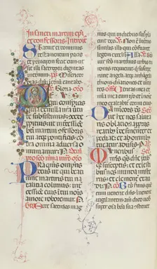 Missale: Fol. 324v: Saint Martin, 1469. Creator: Bartolommeo Caporali (Italian, c. 1420-1503)