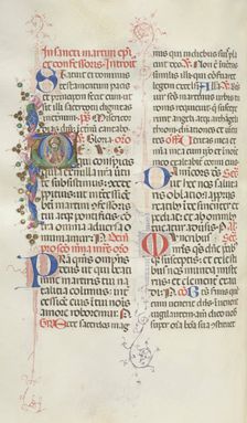 Missale: Fol. 324v: Saint Martin, 1469. Creator: Bartolommeo Caporali (Italian, c. 1420-1503)