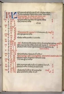 Missale: Fol. 7r: September Calendar Page, 1469. Creator: Bartolommeo Caporali (Italian, c. 1420-1503)