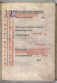 Missale: Fol. 4r: March Calendar Page, 1469. Creator: Bartolommeo Caporali (Italian, c. 1420-1503)