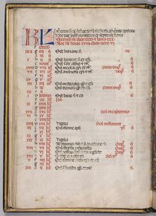 Missale: Fol. 8v: December Calendar Page, 1469. Creator: Bartolommeo Caporali (Italian, c. 1420-1503)