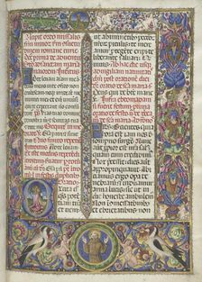 Missale: Fol. 9: Ordo Missalis (full borders), 1469. Creator: Bartolommeo Caporali (Italian, c. 1420-1503)