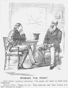 Missing the Point 1872. Creator: Unknown