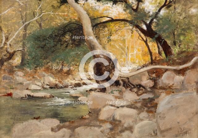 Mission Canyon, Santa Barbara, 1911. Creator: Lockwood de Forest.