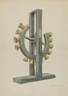 Mission Chimes, c. 1938. Creator: Bertha Semple