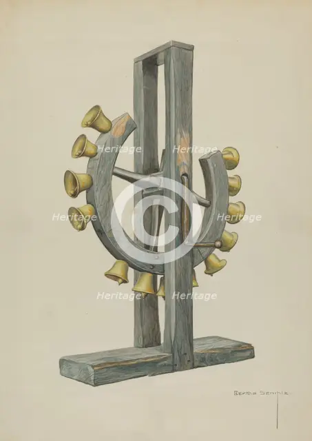 Mission Chimes, c. 1938. Creator: Bertha Semple.