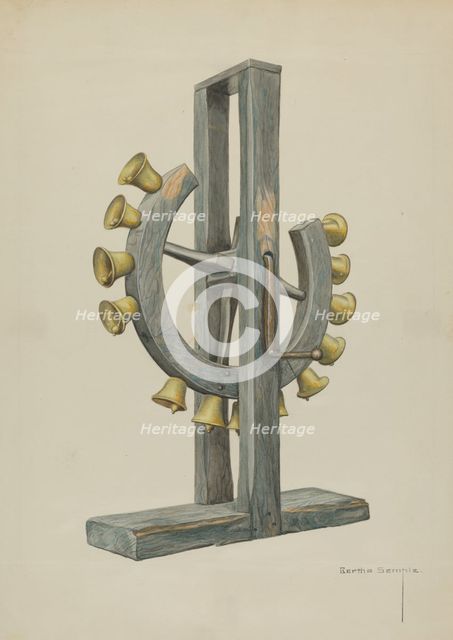 Mission Chimes, c. 1938. Creator: Bertha Semple.