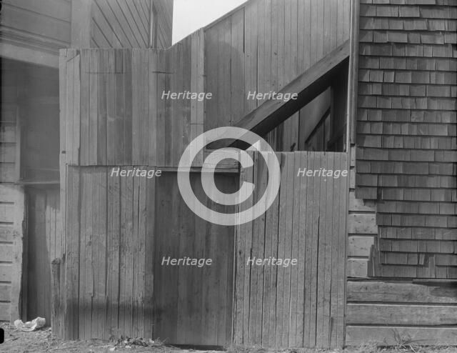 Mission District firetrap, San Francisco, California, 1936. Creator: Dorothea Lange.