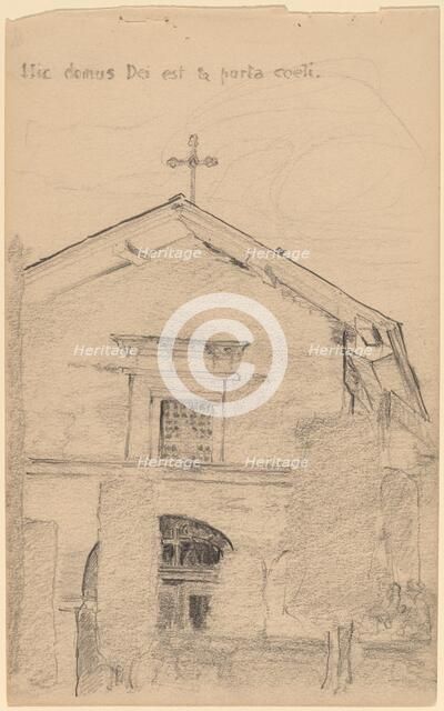 Mission Dolores, San Francisco, 1913. Creator: Arthur Davies.