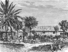 'Mission-House of the Catholics at the Gaboon; The Gaboon. 1875. Creator: Unknown