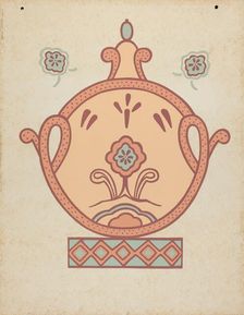 Mission La Purisima Concepcion Wall Painting from the portfolio "Decorative Art...", 1935/1942. Creator: Unknown