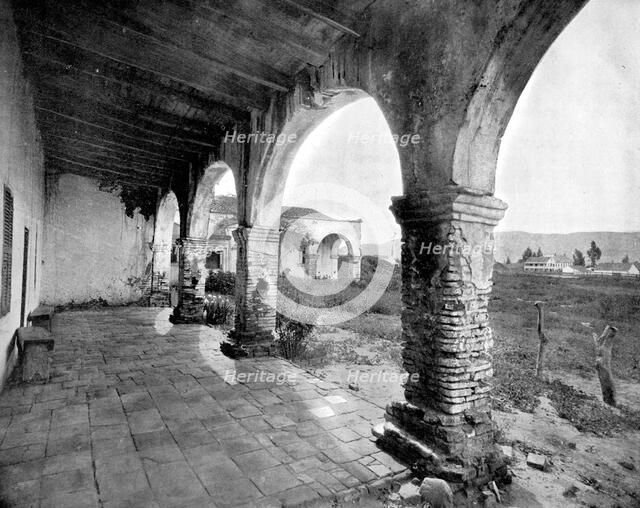 Mission of San Juan, Yosemite Valley, California, USA, 1893.Artist: John L Stoddard