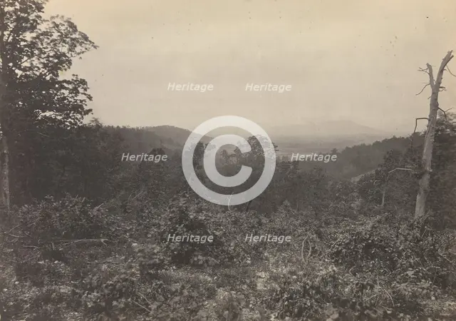 Mission Ridge Scene of Sherman's Attack, 1860s. Creator: George N. Barnard.