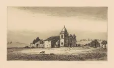Mission San Carlos Borromeo, 1883. Creator: Henry Chapman Ford
