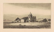 Mission San Carlos Borromeo, 1883. Creator: Henry Chapman Ford