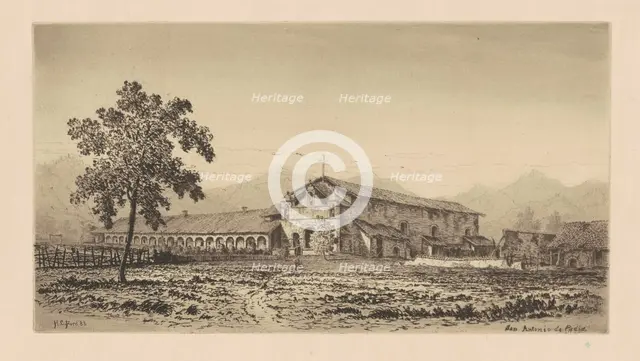Mission San Antonio de Padua, 1883. Creator: Henry Chapman Ford.