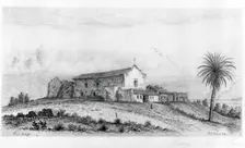 Mission San Diego, Published in 1883. Creator: Henry Chapman Ford
