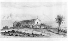 Mission San Diego, Published in 1883. Creator: Henry Chapman Ford