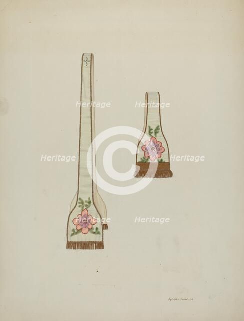 Mission Stole and Maniple, c. 1937. Creator: Syrena Swanson.