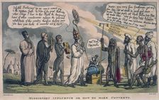 Missionary Influence or How to Make Converts 1815. Creator: Thomas Rowlandson
