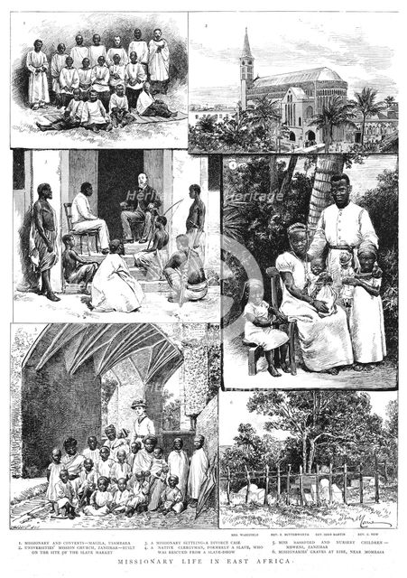 ''Missionary Life in East Africa', 1890. Creator: Unknown.