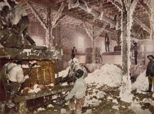 Mississippi cotton gin at Dahomey, 1899. Creator: Unknown