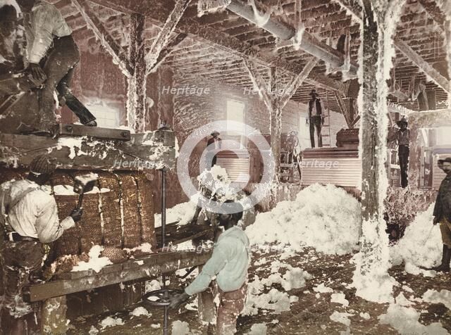 Mississippi Cotton Gin at Dahomey, published 1899. Creator: Unknown.