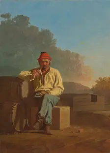 Mississippi Boatman, 1850. Creator: George Caleb Bingham