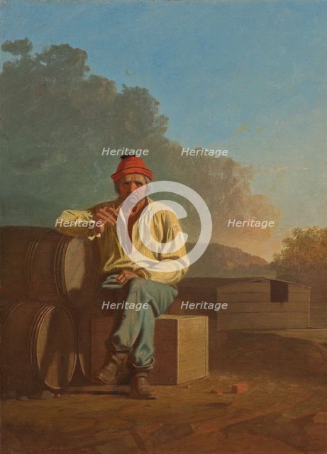 Mississippi Boatman, 1850. Creator: George Caleb Bingham.
