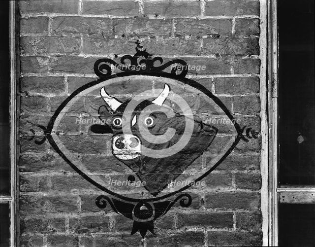 Mississippi butcher sign, 1936. Creator: Walker Evans.