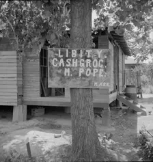 Mississippi grocery store, 1937. Creator: Dorothea Lange