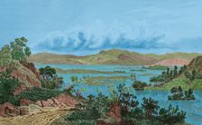 Mississippi flood, United States, 1837, (1850). Creator: Victor-Marie-Felix Danvin