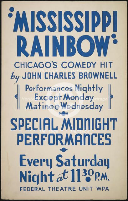 Mississippi Rainbow, [193-]. Creator: Unknown.