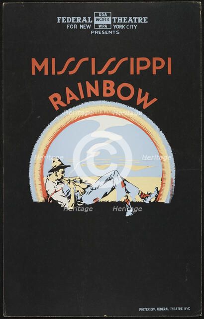 Mississippi Rainbow, New York City, [193-]. Creator: Unknown.