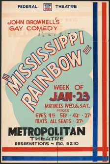 Mississippi Rainbow, Seattle, 1938. Creator: Unknown