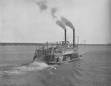 Mississippi River Steamer c1897. Creator: Unknown