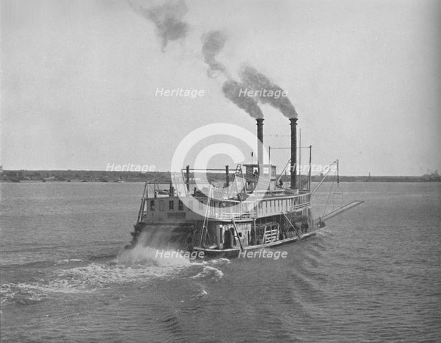 'Mississippi River Steamer', c1897. Creator: Unknown.