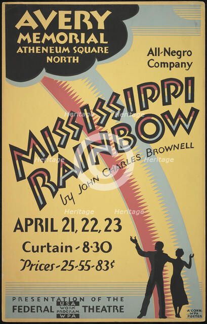 Mississipppi Rainbow, Hartford, CT, 1938. Creator: Unknown.