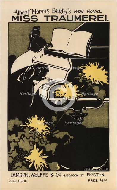 Miss Träumerei: A Weimar Idyl, 1895. Artist: Reed, Ethel (1874-1912)