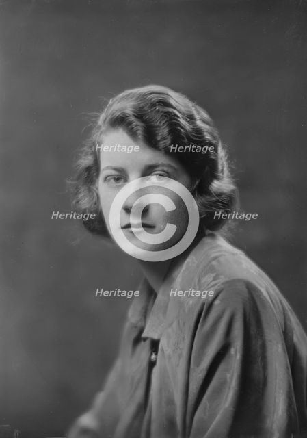 Miss Virginia Johnson, portrait photograph, 1919 May 16. Creator: Arnold Genthe.